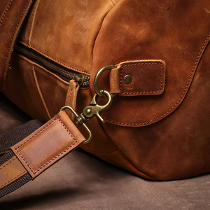 Sac de voyage en cuir véritable pour homme, bagage de luxe pour week-end, sac à main très vendu 2026 - Product Image 2