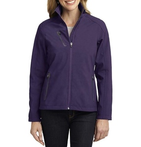 Nouvelle veste softshell, design personnalisé, vêtements de travail d'hiver, veste softshell doublée imperméable coupe-vent pour femmes, fermeture éclair - Product Image 5