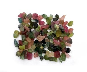 Pierres brutes de tourmaline afghane multicolores naturelles, cristaux de tourmaline bruts de couleurs mélangées, vente en gros de bijoux et de qualité de coupe - Product Image 1