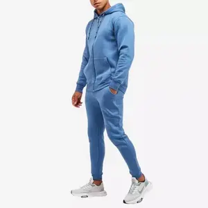 Trajes de alta calidad para hombre, ropa deportiva personalizada para correr, sudadera con cremallera y pantalones de chándal, novedad, venta al por mayor - Product Image 5
