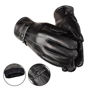 Guantes de Cuero de Nuevo Estilo, Diseño Personalizado, Guantes de Cuero Impermeables, Fabricantes Profesionales, Guantes para Hombre - Product Image 3