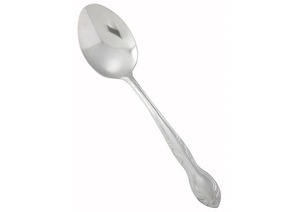 Juego de cubiertos de acero inoxidable con mango de agarre largo con cuchara de borde pequeño para cocina, mesa de comedor, hogar, cafetería, restaurante, elementos esenciales - Product Image 3