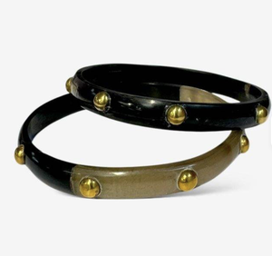 Nouveauté : Bracelets en corne polie, écologiques, de style nautique européen, pour femmes, avec design personnalisé - Product Image 1