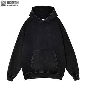 Sudadera Lisa de Invierno 100% Algodón, Estilo Urbano, Corte Regular, Personalizable, Sin Cordones, Premium, Vintage, Transpirable, de Secado Rápido, con Bolsillo - Product Image 5