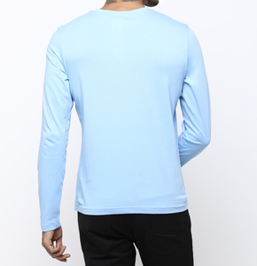 Custom Logo Men <b>Long</b> Sleeve V Neck Cotton T <b>Shirt</b> V Neck T <b>Shirt</b> Custom Logo Men <b>Long</b> Sleeve V Neck <b>Tee</b> - Product Image 5