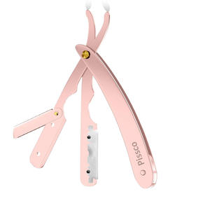 Navajas de Afeitar de Acero Inoxidable con Logotipo Personalizado para Hombre, Navaja de Afeitar Recta de Acero Inoxidable Personalizada para Hombre - Product Image 4