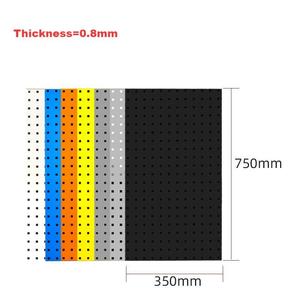 750*350mm, organizzatore in acciaio Premium da 0.8mm, pannello montato a parete resistente per utensili da officina - Product Image 2