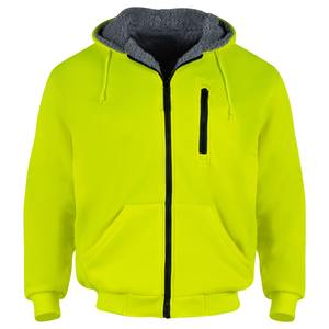 Sudaderas Unisex de Poliéster Fluorescente de Alta Resistencia con Forro Polar, Sudaderas de Seguridad para Invierno, Ropa de Trabajo de Alta Visibilidad Ignífuga - Product Image 2