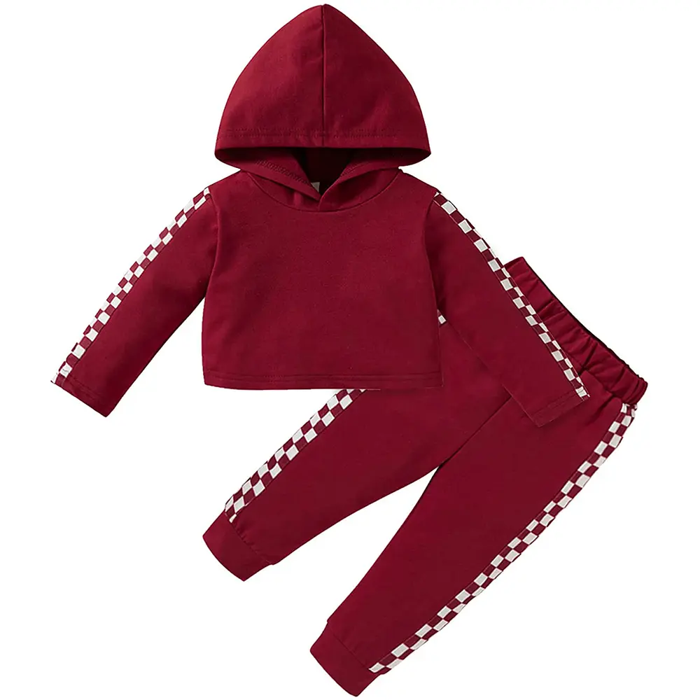 Yeni tasarım bebek erkek kız moda bebek yürüyor rahat kumaş düz çizgili eşofman setleri çocuklar ceketler 2022 eşofman