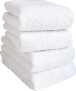 [Wholesale Products] HIORIE Osaka Senshu Brand Towel 100% Cotton Classy Soft Twist Yarn Hand Towel 34*85cm 450GSM White