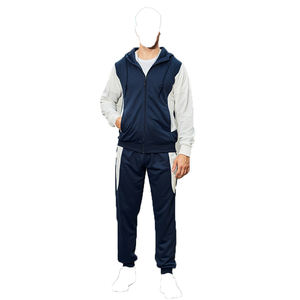 2025 nueva ropa deportiva para gimnasio, chándal de Fitness de dos piezas sólido ecológico con cuello con capucha, deportes de invierno al por mayor - Product Image 3