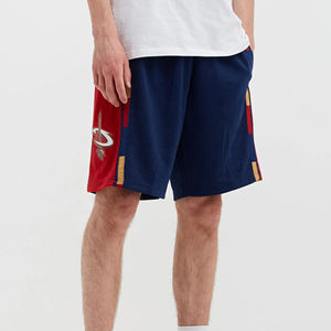 All Over Vêtements de sport de haute qualité Short de basket-ball personnalisé en maille pour hommes Short de basket-ball de haute qualité en bleu marine et rouge - Product Image 4
