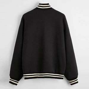 Chaquetas Varsity para Mujer, Invierno, Sólidas, Resistentes al Viento, Servicios ODM de Moda, Colores Claros, Chaquetas Varsity para Mujer, Personalización OEM - Product Image 3