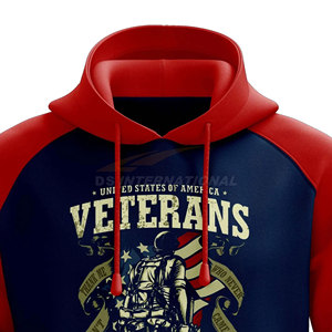 Sudaderas con capucha de sublimación de alta calidad en blanco 100% poliéster impresión personalizada pulóver sudaderas al por mayor sudaderas con capucha Unisex DIY - Product Image 2