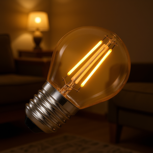 E27 4W Amber Adjustable LED Sphere Filter <b>Bulbs</b> - Product Image 3