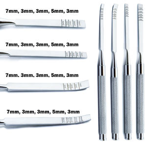 Juego de Osteótomos Expansibles de Acero para Limpieza y Relleno Dental, Cincel, Elevador Perióstico y Cureta Ósea - Product Image 4