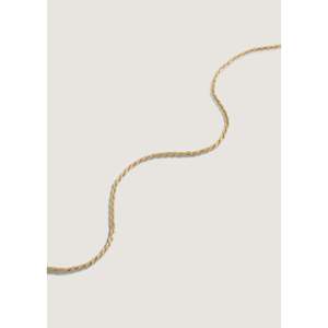Gold and Rhodium Plated Anklet with Ball Pattern Elegant <b>Rope</b> <b>Chain</b> Jewelry for Party Occasions - Product Image 3