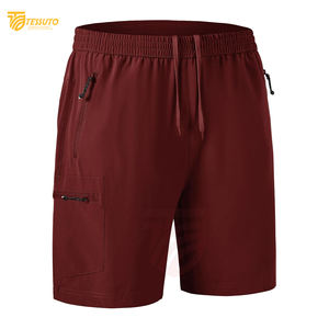 Pantalones cortos transpirables de alta calidad para hombre, pantalones cortos informales para gimnasio, nuevo diseño, pantalones cortos para correr, bolsillos en la cintura elástica - Product Image 1