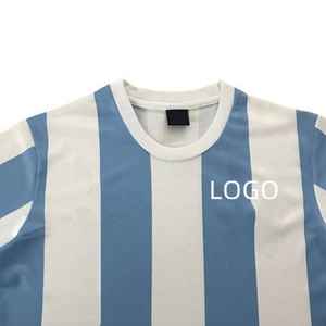 Camiseta de fútbol para hombre retro personalizada al por mayor camiseta de fútbol por sublimación de alta calidad estilo original vintage - Product Image 3