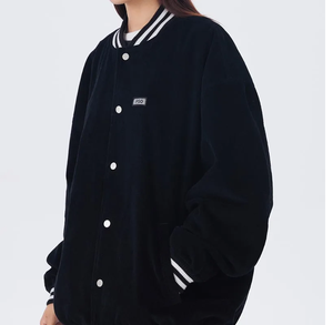 Veste universitaire de baseball personnalisée pour hommes de haute qualité en cuir PU matelassé coton imprimé tissu hiver chaud grande taille Design Spandex - Product Image 1