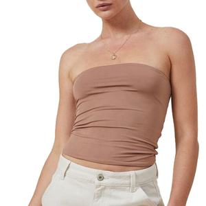 เสื้อกล้ามสตรีสไตล์ครอปแห้งเร็วชุดฟิตเนสยิมโยคะ - Product Image 4