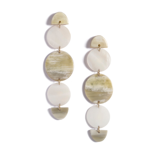 100% pendientes de cuerno de búfalo de buey sudafricano de lujo ecológicos naturales pendientes de araña de cuerno Real para mujeres niñas moda - Product Image 3