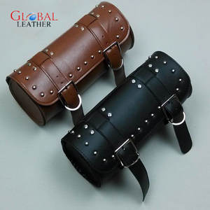 Sac de selle en cuir véritable Vintage Cycle avec fonction imperméable - Product Image 1