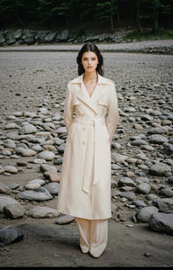 ชุดเทรนช์โค้ทผู้หญิงสไตล์หรูหราสำหรับผู้หญิงคอลเลคชั่นฤดูใบไม้ร่วง - Product Image 5