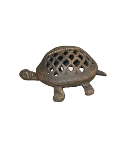 Portavelas <span class=keywords><strong>de</strong></span> <span class=keywords><strong>Hierro</strong></span> <span class=keywords><strong>Fundido</strong></span> Resistente con Recubrimiento en Polvo Ecológico Personalizado, Estilo Tortuga, <span class=keywords><strong>para</strong></span> Decoración <span class=keywords><strong>de</strong></span> <span class=keywords><strong>Exteriores</strong></span> y Hogar - Product Image 1