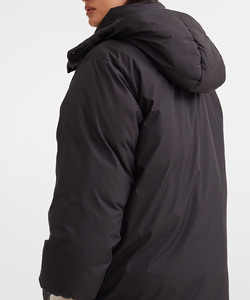 Custom Printed Logo Embroidery Quilted Hip Hop Style Streetwear Women Windproof Cotton Padded Hooded Puffer <b>Jacket</b> - Product Image 6
