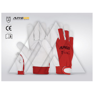 Gants de travail en cuir de vachette fendu de la meilleure performance Gants de travail anti-impact de sécurité industrielle pour la main - Product Image 4