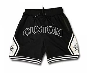 Custom Made Men's Basketball Sportswear Shorts Zipper Pockets Adult Youth Custom Logo Wholesale Printing Sublimated Shorts - Product Image 2