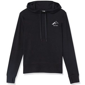 Athletic Jet Black Hoodie 2025 Ligero de manga larga Sudadera con capucha de lana para mujer Puff Print Fit Style Camuflaje de moda - Product Image 3