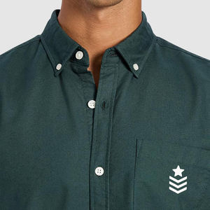 Venta al por mayor OEM Cantidad a granel de moda 100% algodón de los hombres Casual Camisa de manga larga transpirable y fabricado profesionalmente - Product Image 3