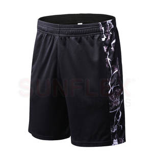 Shorts de football respirants et légers, design unique, grandes tailles, logo personnalisé, noms d'équipes, 100 % polyester, vêtements de football à marque privée - Product Image 1