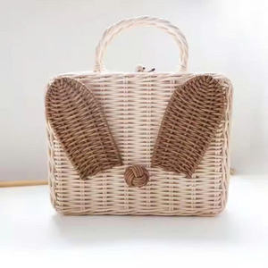 Paniers de rangement faciles à transporter Valise en rotin facile à transporter - Product Image 2