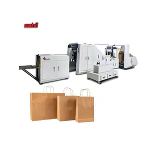 Most Selling Fully Automatic Square Bottom Paper Bag Making Machine