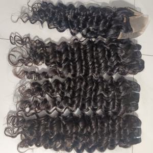 Nouvel arrivage Extensions de trame de cheveux humains noirs naturels non traités Texture 4B frisée afro vierge crue de qualité 12A - Product Image 3