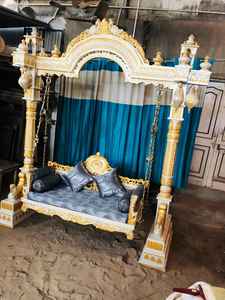 <span class=keywords><strong>Sankheda</strong></span> ชิงช้าไม้กลางแจ้งแบบดั้งเดิม/jhula/สวนแกว่งสำหรับใช้ในสวน - Product Image 2