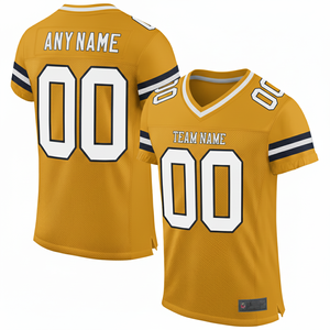 Camiseta de Fútbol Americano Personalizada para Hombre, Joven y Adulto, Uniforme Deportivo Transpirable de Poliéster, Ropa de Fútbol Americano Personalizada para Equipos - Product Image 3