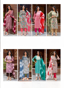 Costumes Salwar Kameez en coton de qualité supérieure pour femmes vêtements ethniques indiens pakistanais conçus pour les mariages et les occasions spéciales - Product Image 3