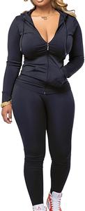 Two Piece <b>Outfits</b> for <b>Women</b> <b>Jogger</b> Sets Workout Sweat Suits Tracksuit Pants Set 2026 - Product Image 3