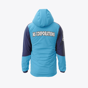 Outdoor <b>Waterproof</b> Windbreaker <b>Jacket</b> for Men-Running Training Wear Hooded Quick Dry Zipper Closure Polyester/Nylon Material - Product Image 2