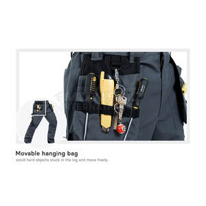 Mejor precio alta visibilidad 100% poliéster trabajo pantalón con transpirable impermeable trabajo chaleco al por mayor - Product Image 5