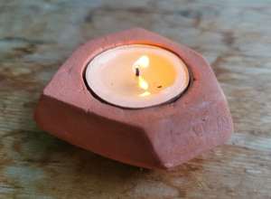 Pot à bougie cylindrique en terre cuite pour la décoration de la maison et la fabrication de bougies de Noël - Product Image 4