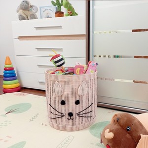 ตะกร้าสานสำหรับใส่ของสำหรับแมวตะกร้าใส่ของเด็กตะกร้าใส่ของสำหรับเด็กใส่เสื้อผ้าเด็ก - Product Image 2