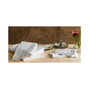 Serviette de table pure lavable en machine pour hôtel 100% coton biologique mousseline certifiée écologique serviettes de table souples de luxe - Product Image 4
