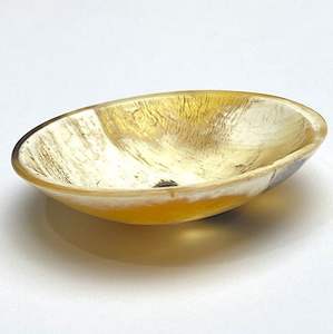 Cuenco de Cuerno para Decoración Rústica de Mesa y Decoración del Hogar, Cuenco para Servir en la Cocina, Ensaladera, Cuenco para Arroz para Restaurante - Product Image 1