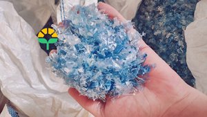 Blow Molding Grade Transparent <b>Plastic</b> Scrap Bottles and PET Flakes White <b>Block</b> Shape - Product Image 2