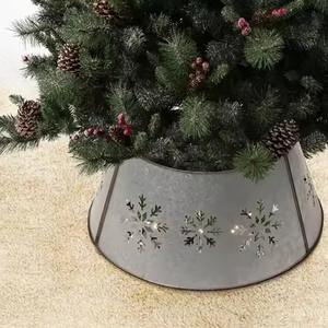 Metal <b>Christmas</b> <b>Tree</b> Collar <b>Christmas</b> <b>Tree</b> Ring for Indoor and Outdoor Decoration - Product Image 6